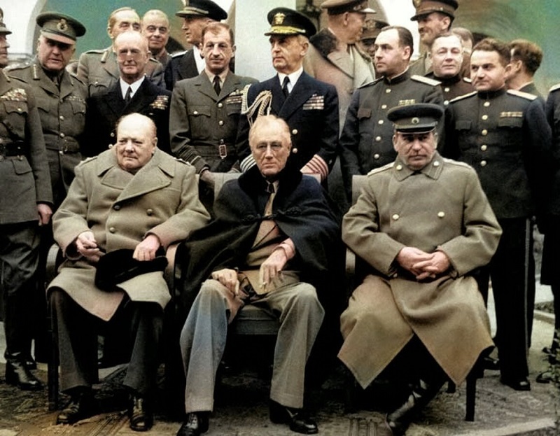 28 ноября 1943 года состоялась первая за годы Второй мировой войны конференция «большой тройки» – Тегеранская конференция