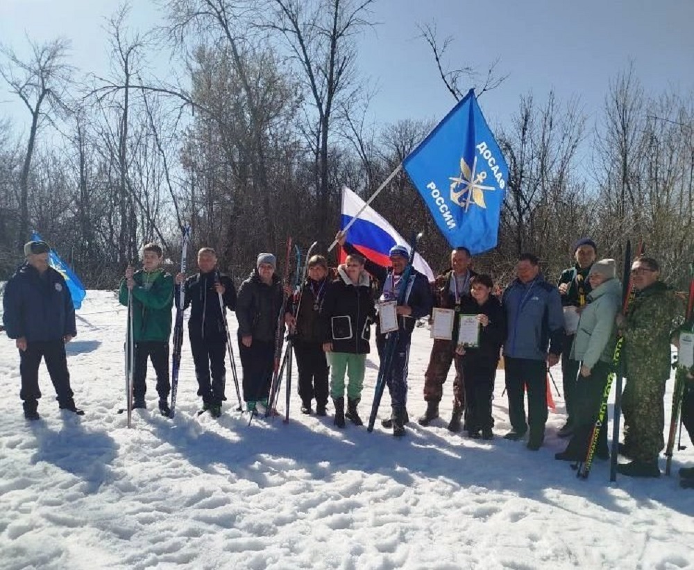 Местное оборонное общество ДОСААФ России Нехаевского района провело соревнование по биатлону