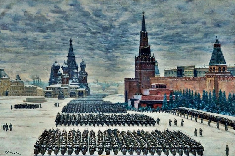 07 ноября 1941 года - Парад Советских войск в Москве!